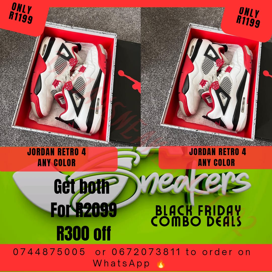 Black Friday Special - 2 x Jordan Retro 4