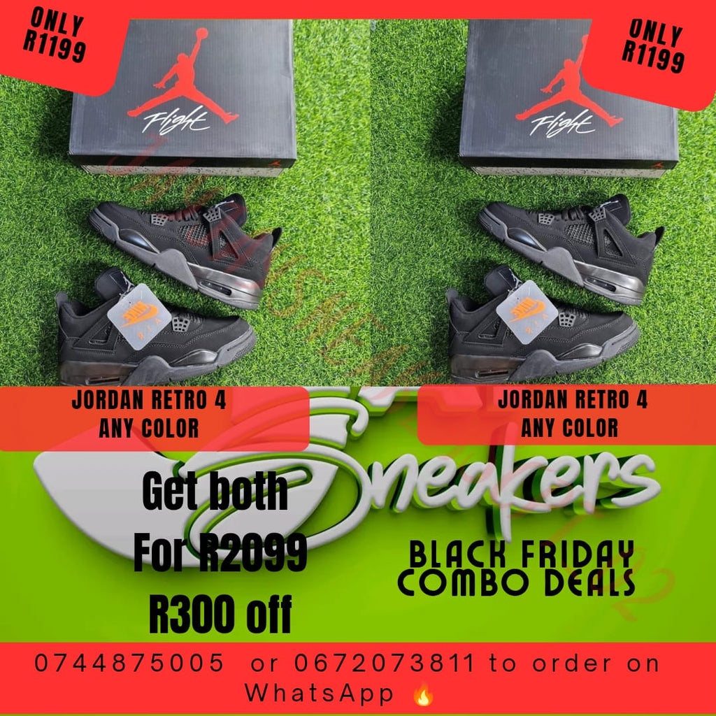 Black Friday Special - 2 x Jordan Retro 4