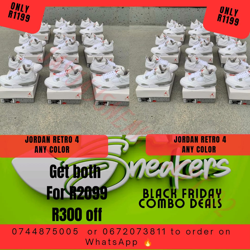 Black Friday Special - 2 x Jordan Retro 4