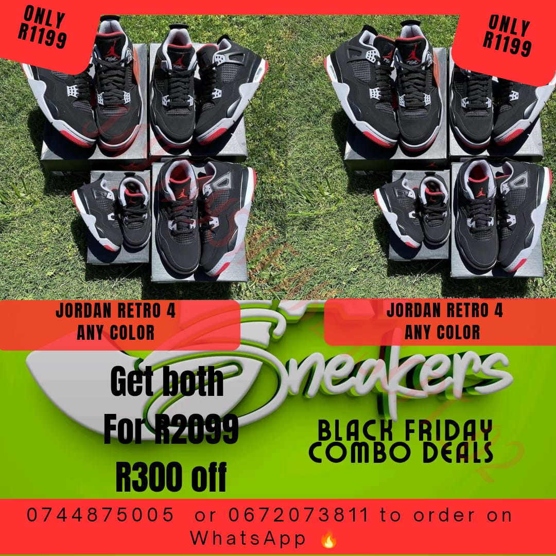 Black Friday Special - 2 x Jordan Retro 4