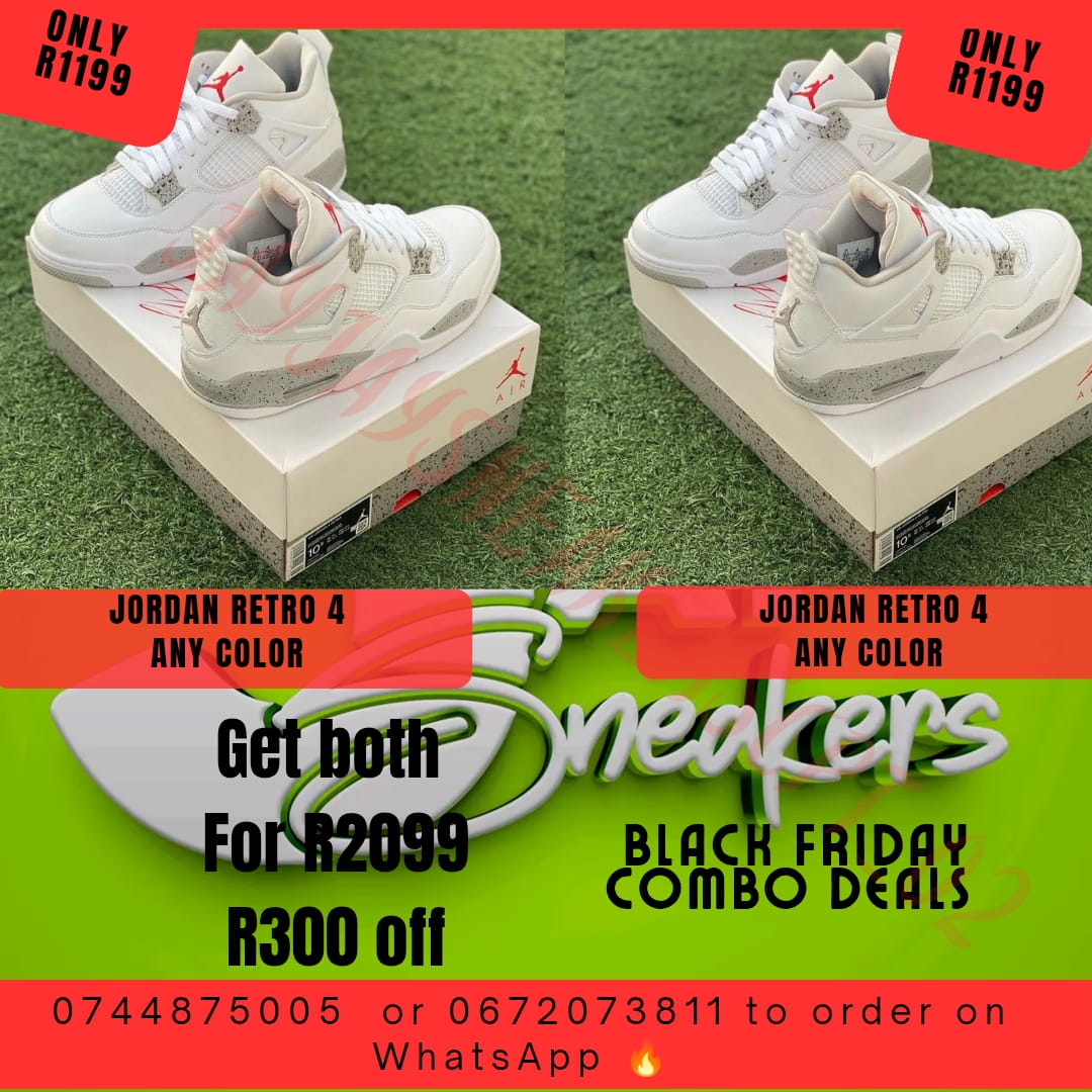 Black Friday Special - 2 x Jordan Retro 4