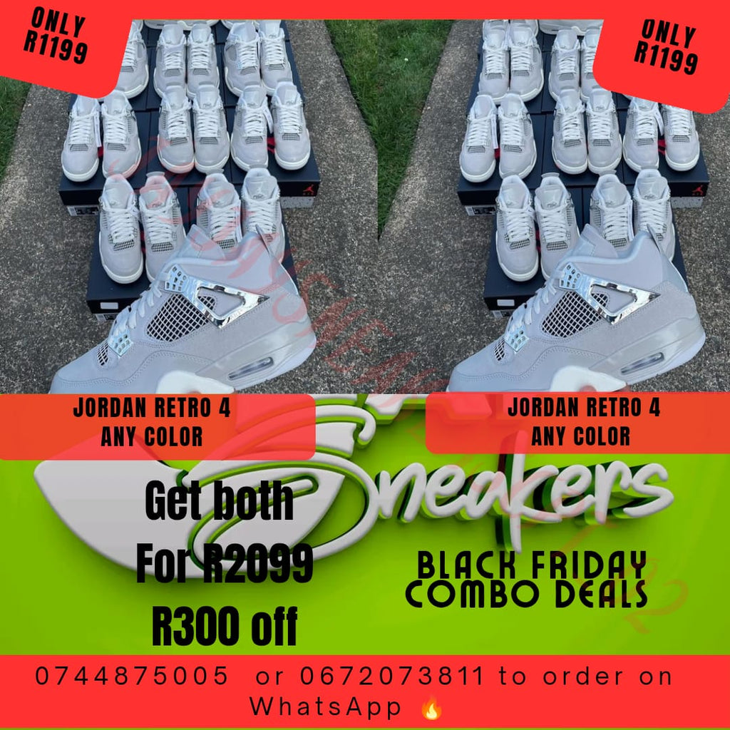 Black Friday Special - 2 x Jordan Retro 4