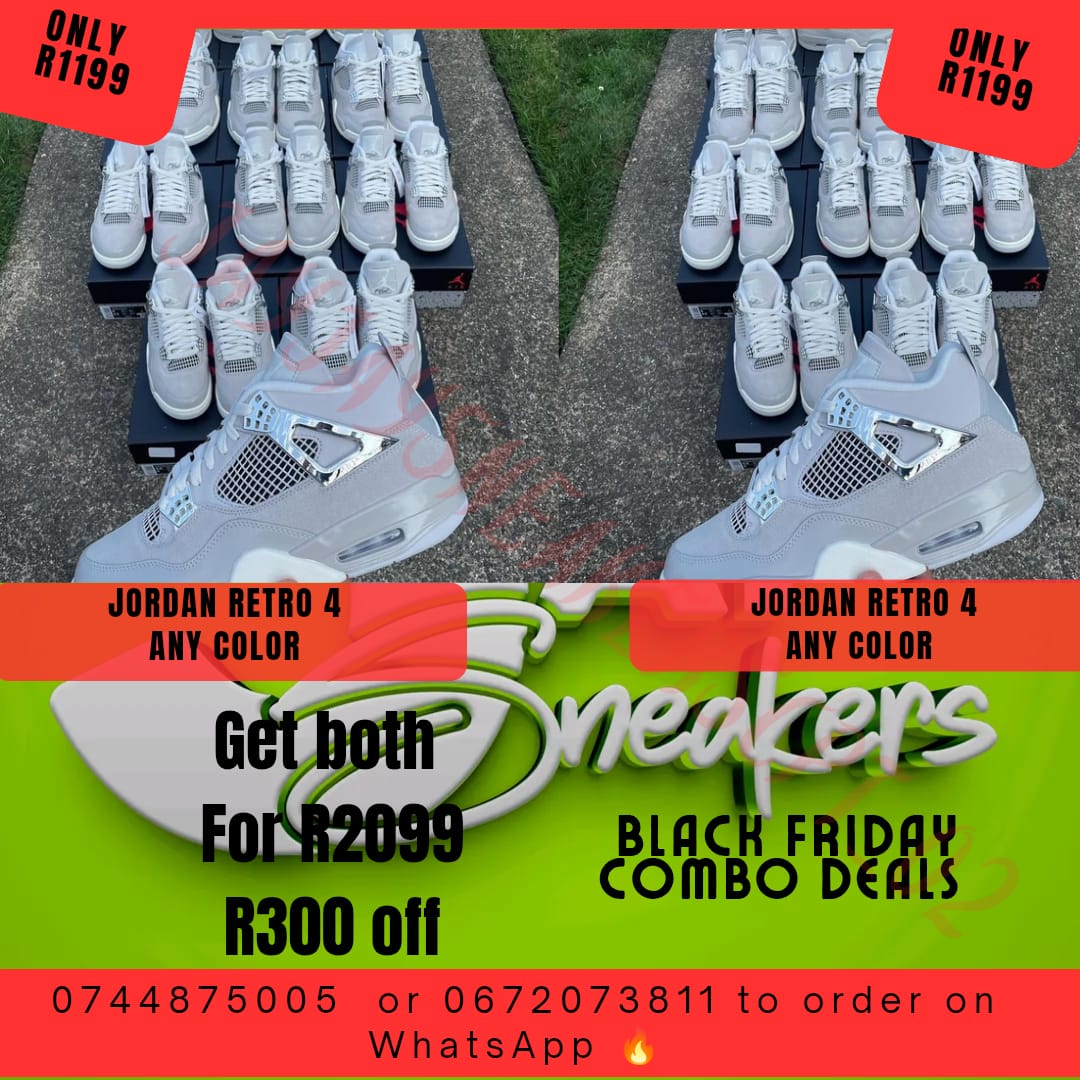 Black Friday Special - 2 x Jordan Retro 4