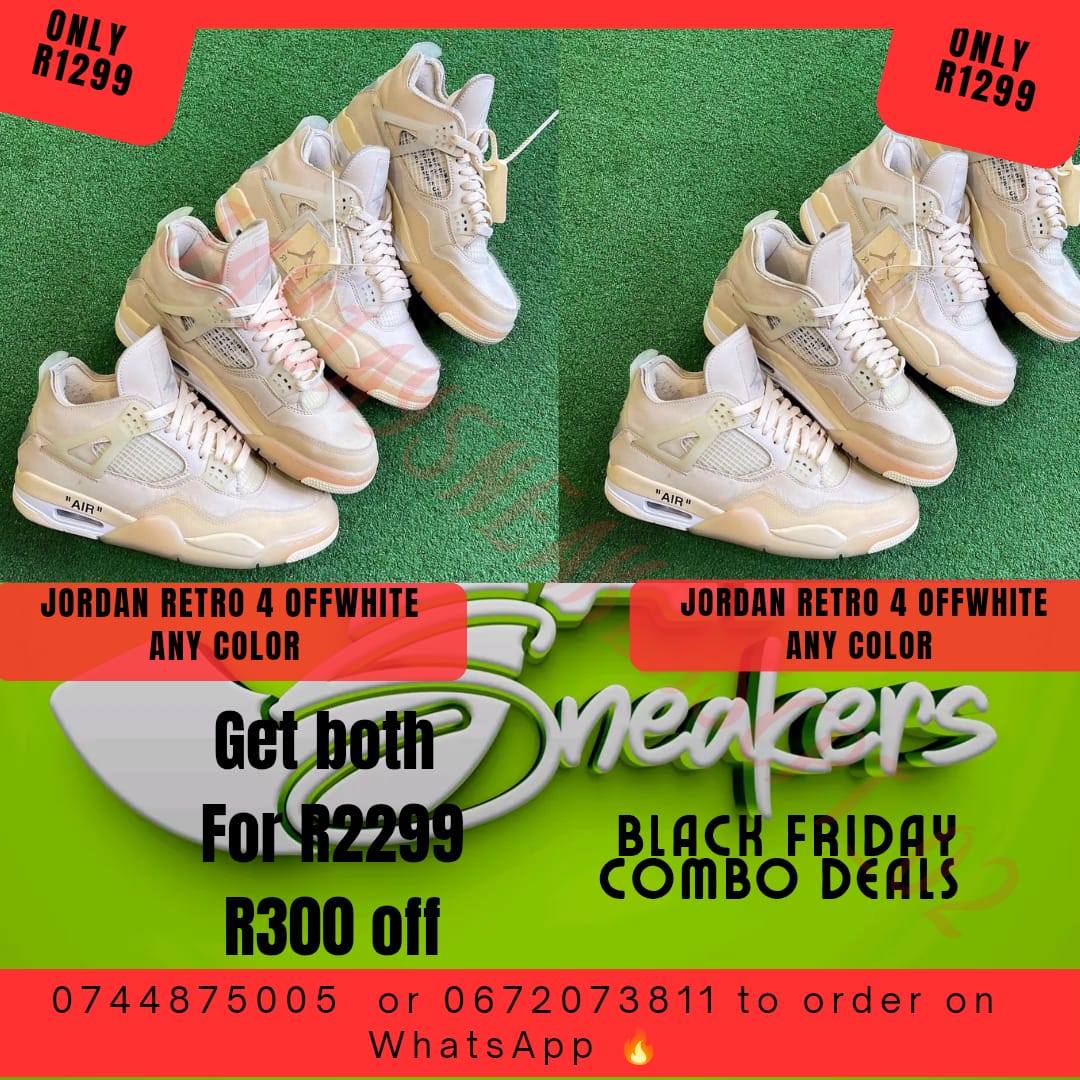 Black Friday Special - 2 x Jordan Retro 4