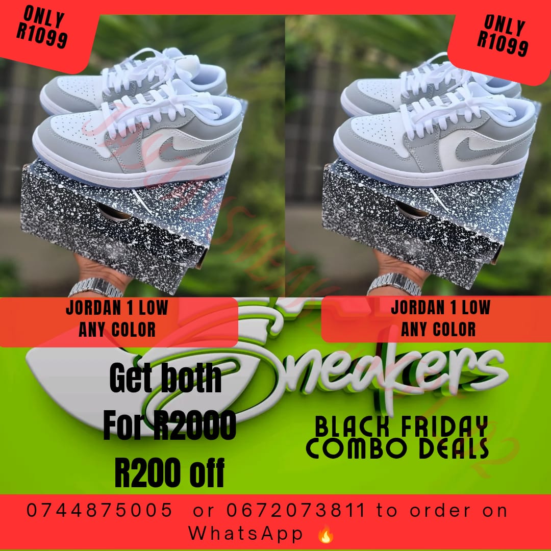 Black Friday Special - 2 x Jordan 1 Low