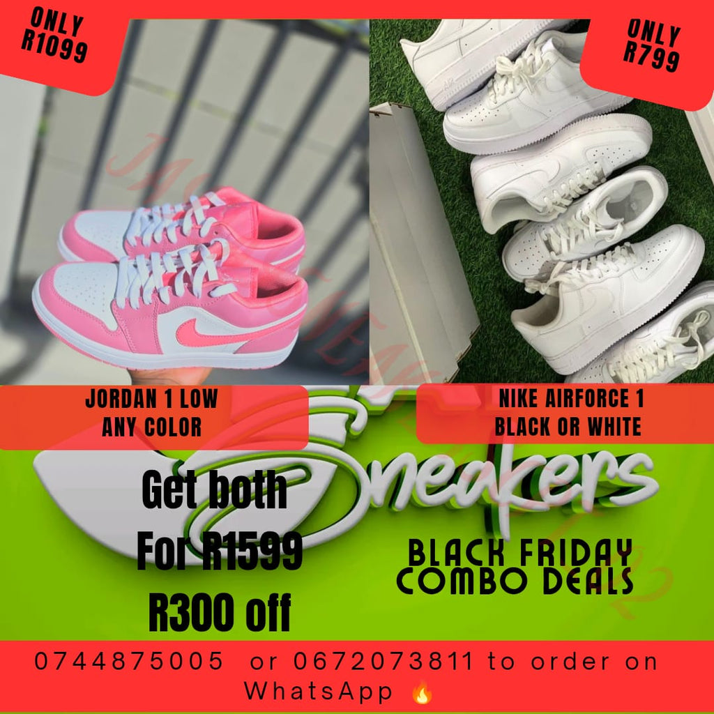 Black Friday Special - Jordan 1 Low + Air Force 1