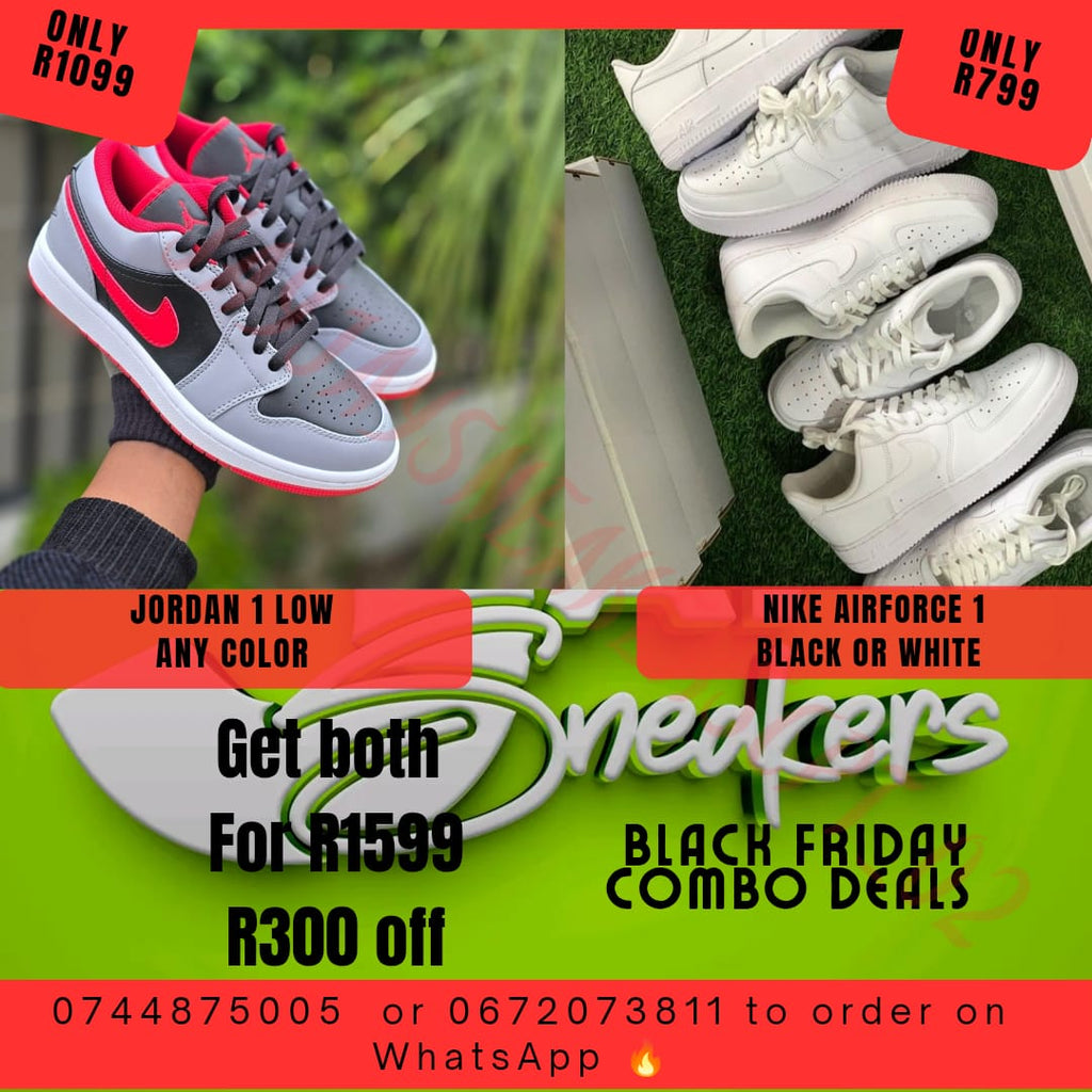 Black Friday Special - Jordan 1 Low + Air Force 1