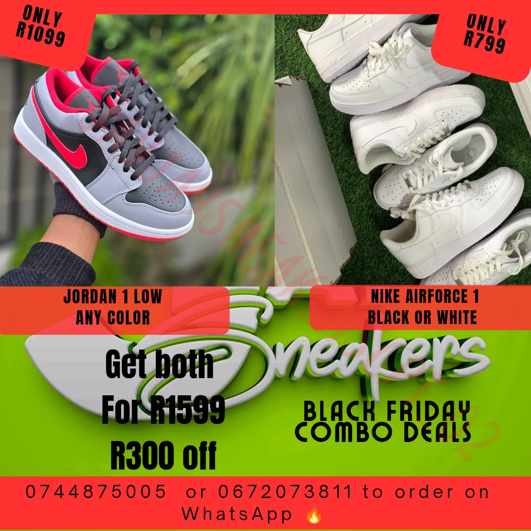 Black Friday Special - Jordan 1 Low + Air Force 1