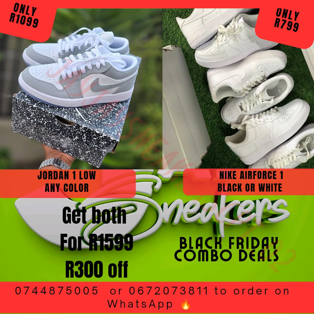 Black Friday Special - Jordan 1 Low + Air Force 1