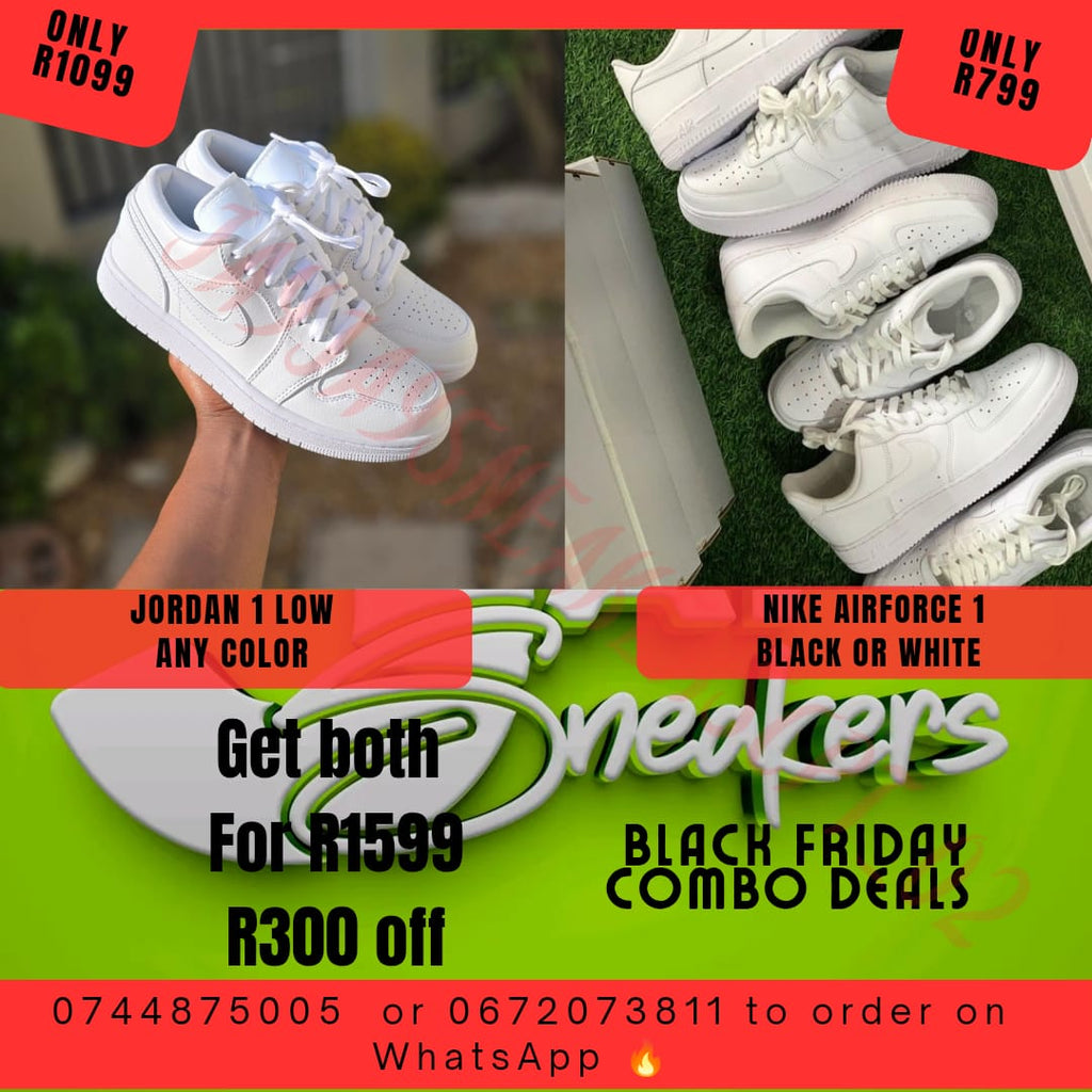 Black Friday Special - Jordan 1 Low + Air Force 1