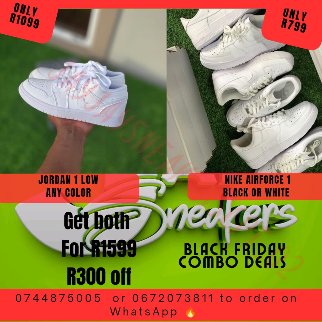 Black Friday Special - Jordan 1 Low + Air Force 1